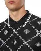 Dolce&Gabbana Джемпер-поло из шерсти и шелка - Артикул: GXZ02T-JGMA7