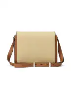 Ralph Lauren Collection Сумка-кроссбоді з полотна та шкіри - Артикул: 435968250001