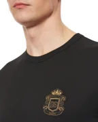 Dolce&Gabbana Футболка с геральдической аппликацией - Артикул: G8PT1Z-G7PZU