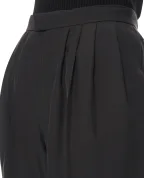 Saint Laurent Брюки из шелка хаботай - Артикул: 856580-Y6J78
