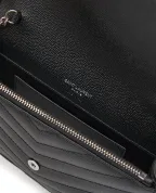Saint Laurent Сумка-конверт Cassandre из телячьей кожи - Артикул: 857605-BOW02