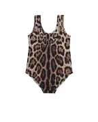 Dolce&Gabbana Детский купальник с леопардовым принтом - Артикул: L5J812-ONO11-S