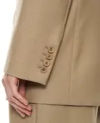 Saint Laurent Однобортний піджак із вовни та шовку - Артикул: 858458-Y7K11