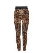 Dolce&Gabbana Леггинсы с леопардовым принтом - Артикул: FTANET-FSRKY