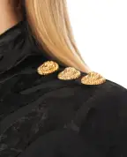Balmain Платье бархатное - Артикул: FF0RF075JL11