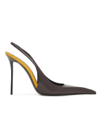 Saint Laurent Туфлі-слінгбеки Amalia з телячої шкіри - Артикул: 850072-1TVAN