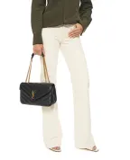 Saint Laurent Сумка из кожи Loulou Medium - Артикул: 801439-AAEAX