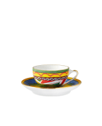 Dolce&Gabbana Кофейная чашка с блюдцем из фарфора - Артикул: TC0100-TCA16