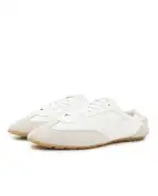 Saint Laurent Кроссовки Lewis из кожи и замши - Артикул: 862606-AAGB9