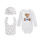 Polo Ralph Lauren Подарочный набор, детское боди из хлопка - Артикул: 320P00760001