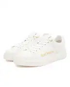 Balmain Кроссовки B-Court из телячьей кожи с принтом - Артикул: GN1VI690LSBG
