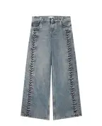 Stella McCartney Джинси широкі на шнурівці - Артикул: 6D04563SQH47
