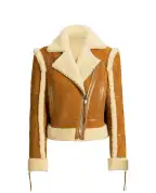 Balmain Куртка-косуха з овчини - Артикул: HF1TD245LE42