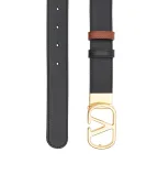 Valentino Двусторонний ремень VLogo Signature из телячьей кожи - Артикул: 9W2T0SQ3ZDM
