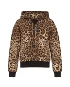 Dolce&Gabbana Худи в леопардовом принте (костюм) - Артикул: F9U48T-FS785
