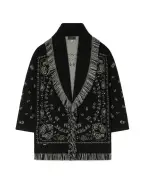 Alanui Жаккардовый кардиган Bandana из кашемира - Артикул: LWHB064E26KNI0021084