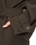 Saint Laurent Тренч двобортний - Артикул: 849613-YZ9FL