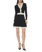 Balmain Вязаное мини-платье - Артикул: FF1R9858KI64