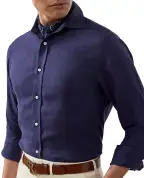 Ralph Lauren Purple Label Льняная рубашка - Артикул: 790977153005