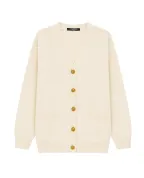 Balmain Кардиган из хлопка и кашемира - Артикул: GF0KO003KJ83