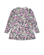 Dolce&Gabbana Детское платье с принтом фиалок - Артикул: L5JDAL-FSG81-B