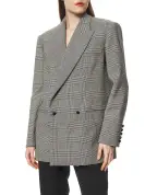 Balmain Жакет из жаккарда Принц Уэльский - Артикул: GF1SI660WD31