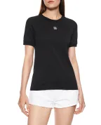 Dolce&Gabbana Футболка з логотипом із кристалів - Артикул: F8N08Z-G7B3U