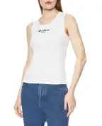 Balmain Майка з вишивкою Balmain Paris - Артикул: HF1EB075BD10