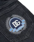 Dolce&Gabbana Детские джинсы с вышивкой логотипа - Артикул: L42F85-LDD39-S