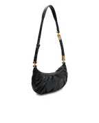 Balmain Сумка-хобо Ébène з телячої шкіри - Артикул: GN0BT048LPGN