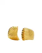 Missoma Серьги-гвоздики Ripple Oversized - Артикул: WR-G-E8-NS