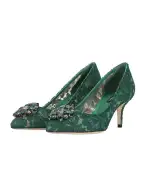 Dolce&Gabbana Мереживні човники Rainbow Lace - Артикул: CD0066-AL198