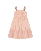Dolce&Gabbana Детское платье с цветочными аппликациями - Артикул: L53DN1-FU5V2-B