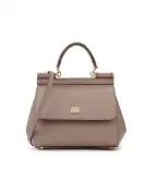 Dolce&Gabbana Шкіряна сумка Sicily Medium - Артикул: BB6003-B1001