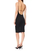 Saint Laurent Сукня CASSANDRE з відкритою спиною - Артикул: 868281-Y38DS