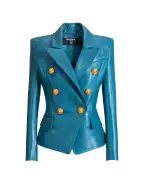 Balmain Жакет з овечої шкіри - Артикул: HF1SG187LE35