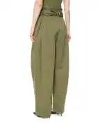 Balmain Брюки с хлопком и льном - Артикул: GF0PQ285CG64