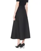 Valentino Спідниця VGold Crepe Couture з вовни та шовку - Артикул: 9B3RAFD51CF