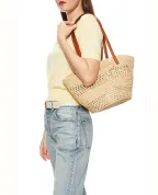 Saint Laurent Сумка PANIER Small з рафії - Артикул: 868565-GAAGN