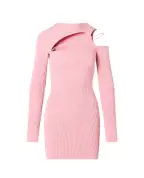 Mach&Mach Сукня міні - Артикул: PF25-KD120-KNT-PINK