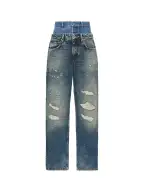 Dolce&Gabbana Джинси з подвійною талією - Артикул: FTDGSD-G8OH5