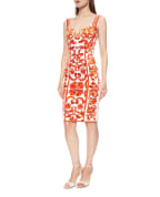 Dolce&Gabbana Платье в принте Майолика - Артикул: F63G9T-GDDRJ