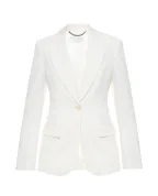 Stella McCartney Блейзер однобортный из шерсти - Артикул: 6501373HU707