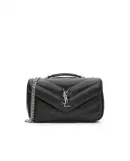 Saint Laurent Сумка LOULOU Small из овечьей кожи - Артикул: 801437-AAE4Y