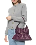 Balmain Сумка SPHYNX medium из овечьей кожи - Артикул: HN0DB094LNPH