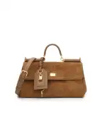 Dolce&Gabbana Сумка-тоут My Sicily Medium з телячої замші - Артикул: BB7782-BO903