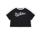 Dolce&Gabbana Детская футболка с принтом - Артикул: L5JTQG-G7PWI-B