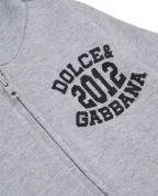Dolce&Gabbana Детская толстовка с вышивкой логотипа (костюм) - Артикул: L1JWIT-G7PCC