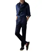 Ralph Lauren Purple Label Льняная рубашка - Артикул: 790964234001