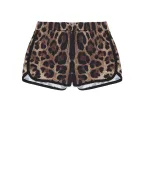 Dolce&Gabbana Детские шорты с леопардовым принтом - Артикул: L5J845-ONO11-S